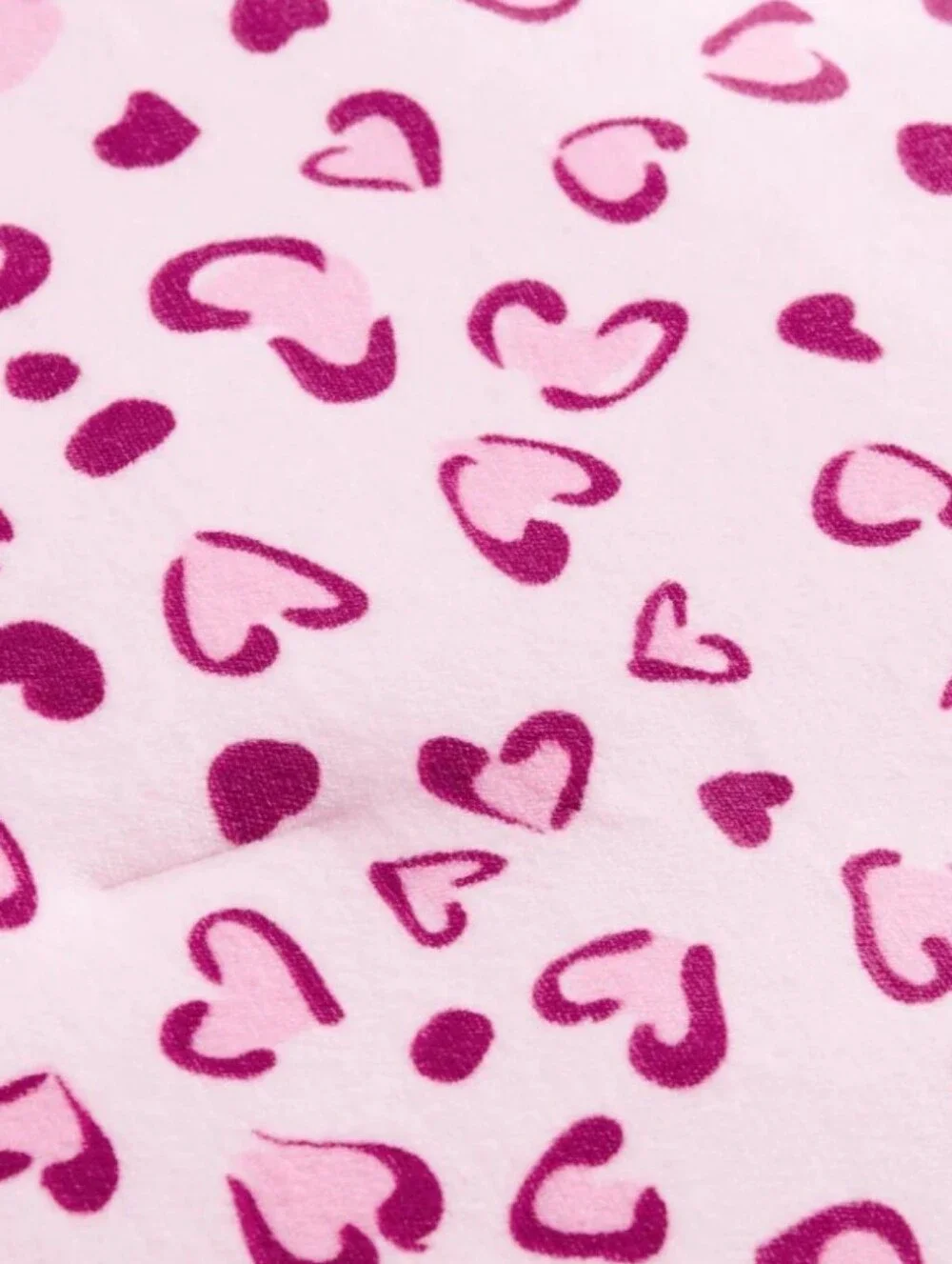 Juicy Couture Home Plush Leopord Hearts Comforter Set- Queen